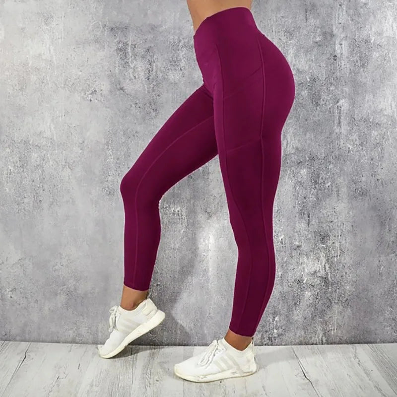 Legging Booty Lift Tiro Alto Mujer – Gym, Yoga, Running | Con Bolsillo