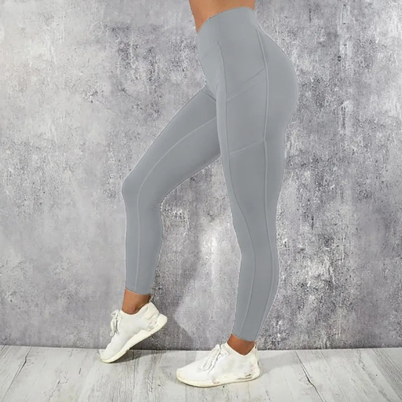 Legging Booty Lift Tiro Alto Mujer – Gym, Yoga, Running | Con Bolsillo