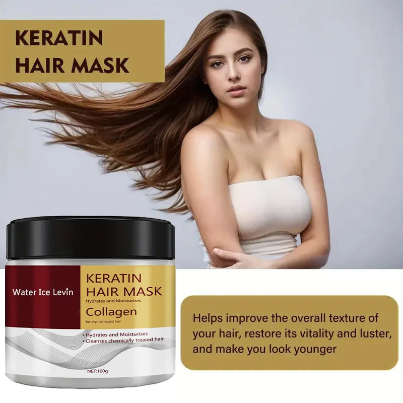 Mascarilla Capilar con Colágeno y Queratina – Hidratación y Control del Frizz