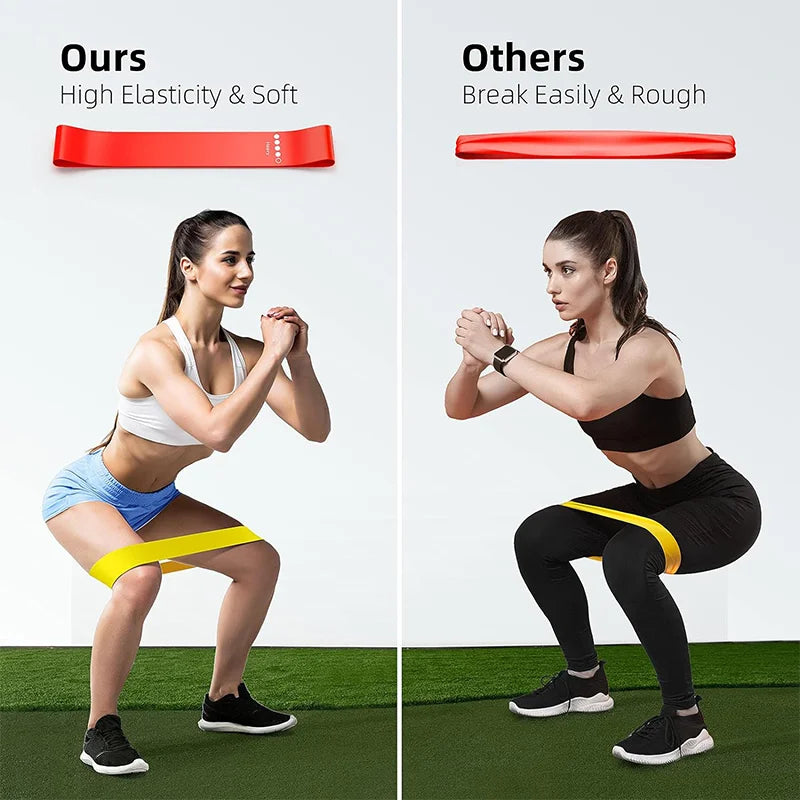 Set de Bandas de Resistencia – Ejercicio, Yoga y Fitness | 5 Niveles