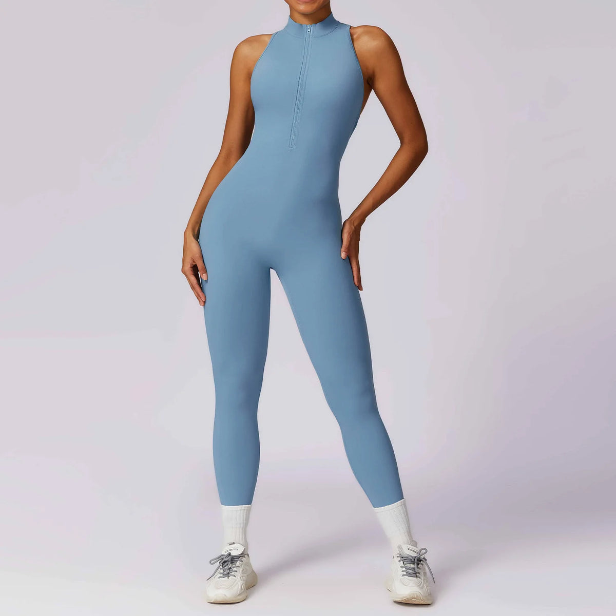 Conjunto Deportivo Scrunch Mujer – Jumpsuit + Short | Gym, Yoga, Fitness