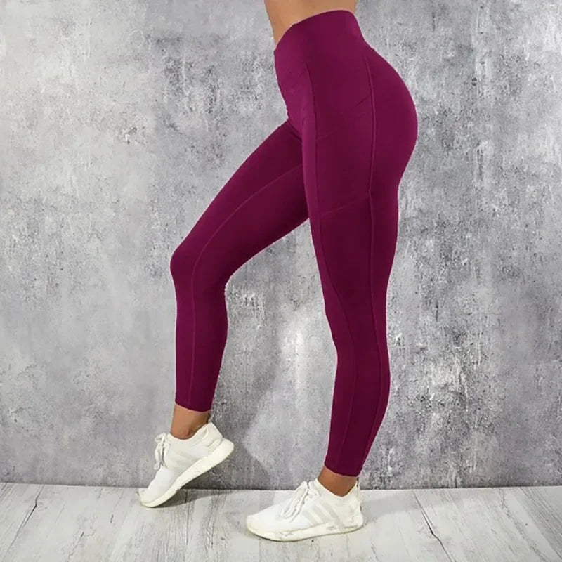 Legging Booty Lift Tiro Alto Mujer – Gym, Yoga, Running | Con Bolsillo