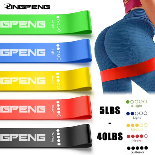 Set de Bandas de Resistencia – Ejercicio, Yoga y Fitness | 5 Niveles
