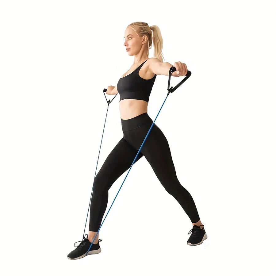 Banda de Resistencia con Asas – 4 Niveles | Gym, Yoga y Pilates en Casa